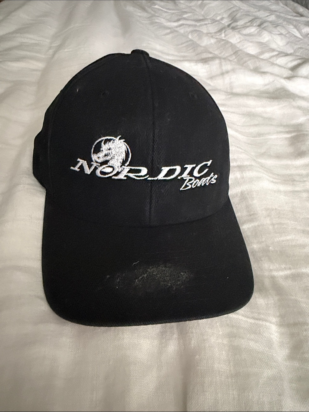 Embroidered Black Baseball Cap